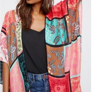 Free People Patchwork Kimono